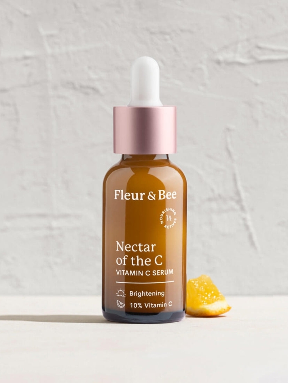 Fleur & Bee Nectar of the C Vitamin C Serum - Pink Dropper, Brightening Serum